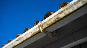 how to clean gutters from the ground