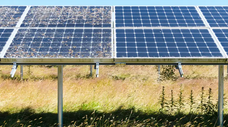 dirty solar panel efficiency